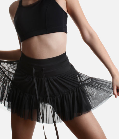 High-Waisted, Flowy Workout Skirt with Pockets - PIROUETTE SKORT