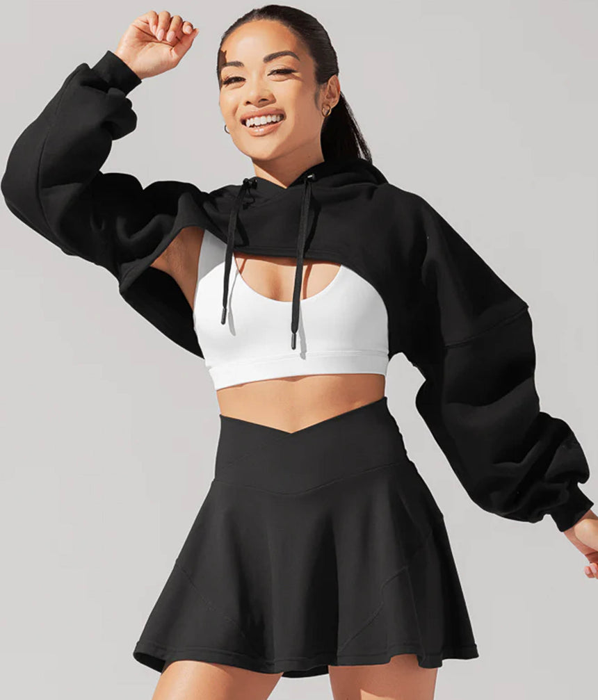 CLOUD SHRUGGIE - Lightweight, Oversized Crop Hoodie