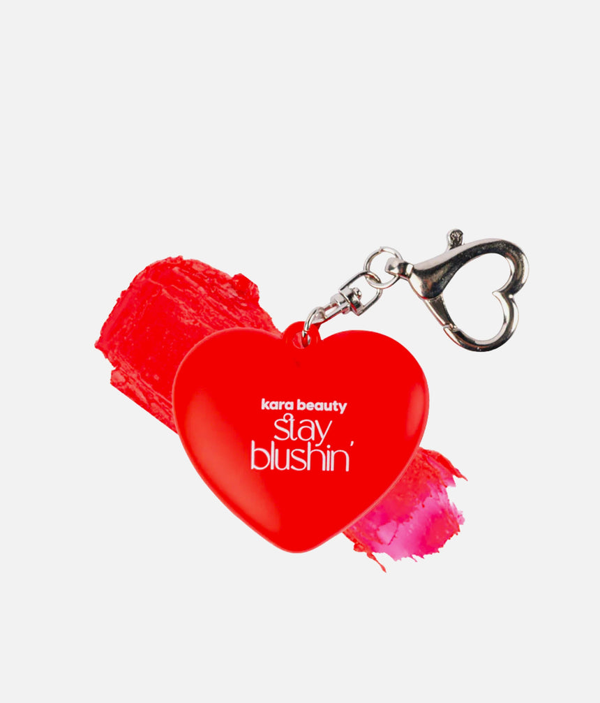STAY BLUSHIN! Cream Blush On-the-Go with Keychain - BERRY RED
