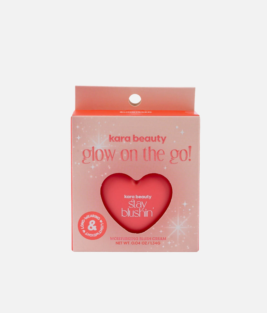 STAY BLUSHIN! Lip and Cheek Cream Blush with Keychain - SUNKISSED