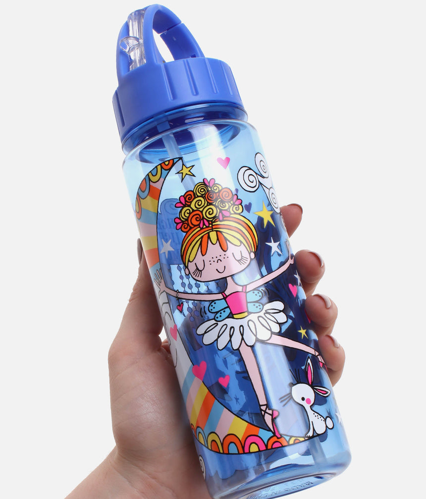 Childrens Water Bottle, Moon Dance Ballerina with Unicorn (500ml) - BOT22