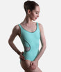 Tank Strap Leotard, Sleek Scoop Neckline - BY03