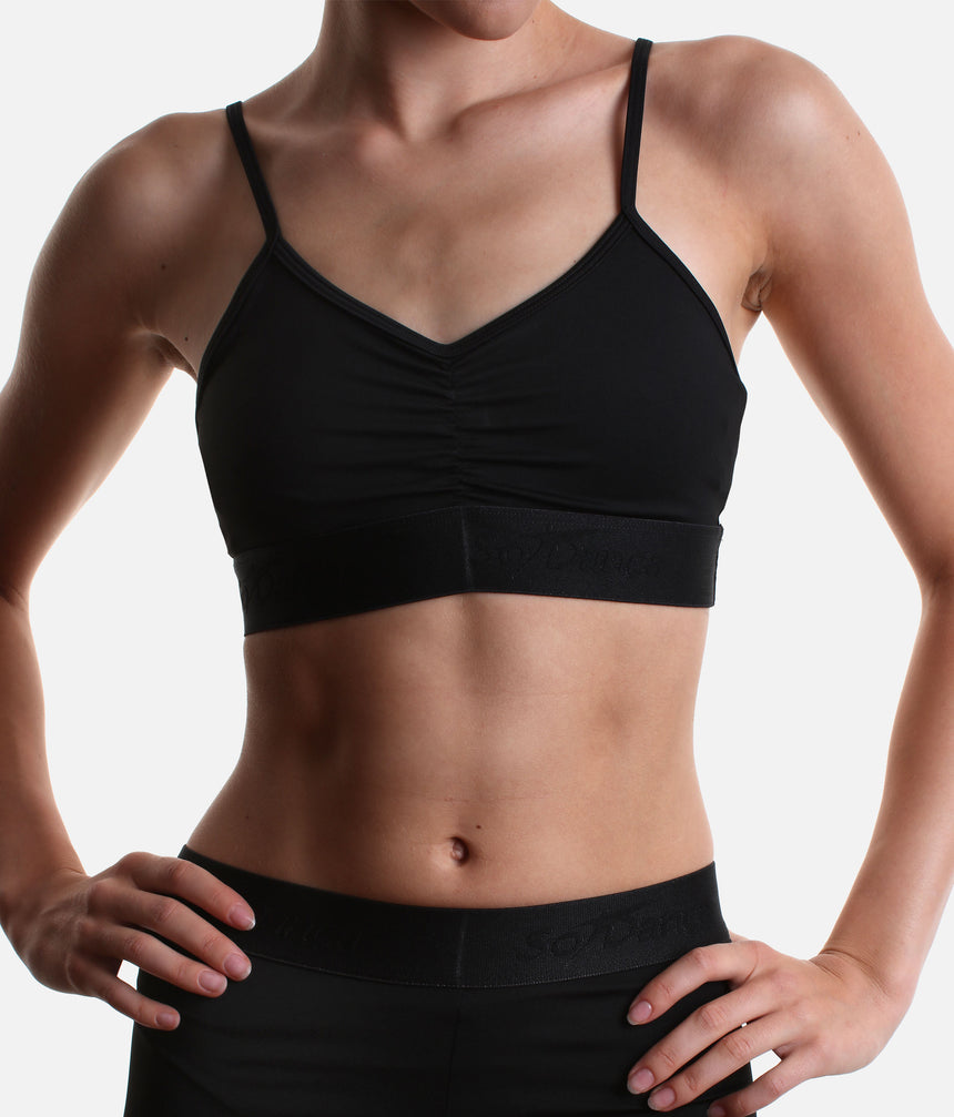 Ruched Camisole Crop Top • Light Studio Layer - BY103