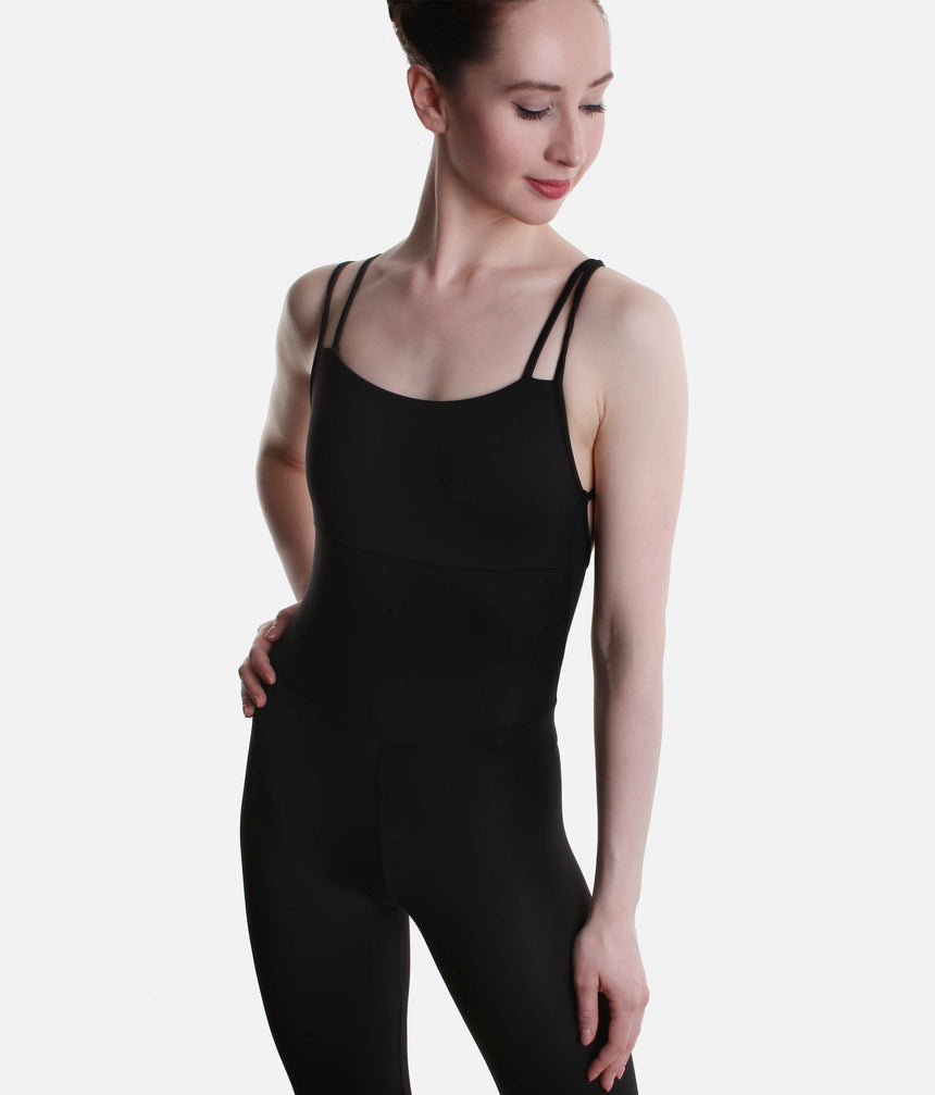 Dance Catsuit, Flattering Strappy Back Unitard - BY23
