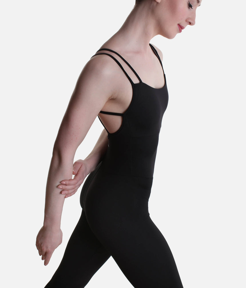 Dance Catsuit, Flattering Strappy Back Unitard - BY23
