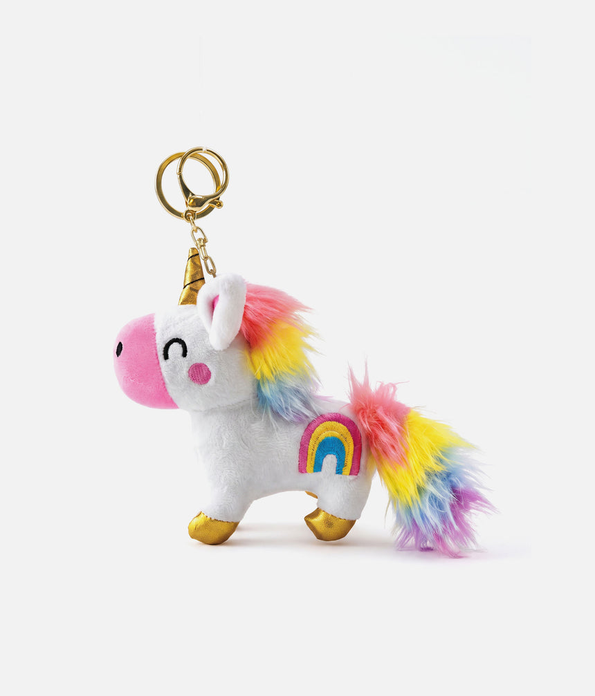 Plush Unicorn Bag Charm with Keyring – CHARM01