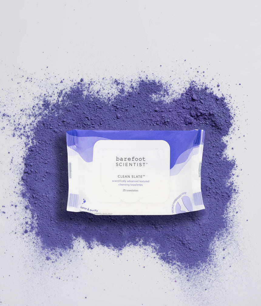 Moisturizing Foot Wipes, Deep Cleansing & Hydrating Towelettes for Dancers - CLEAN SLATE
