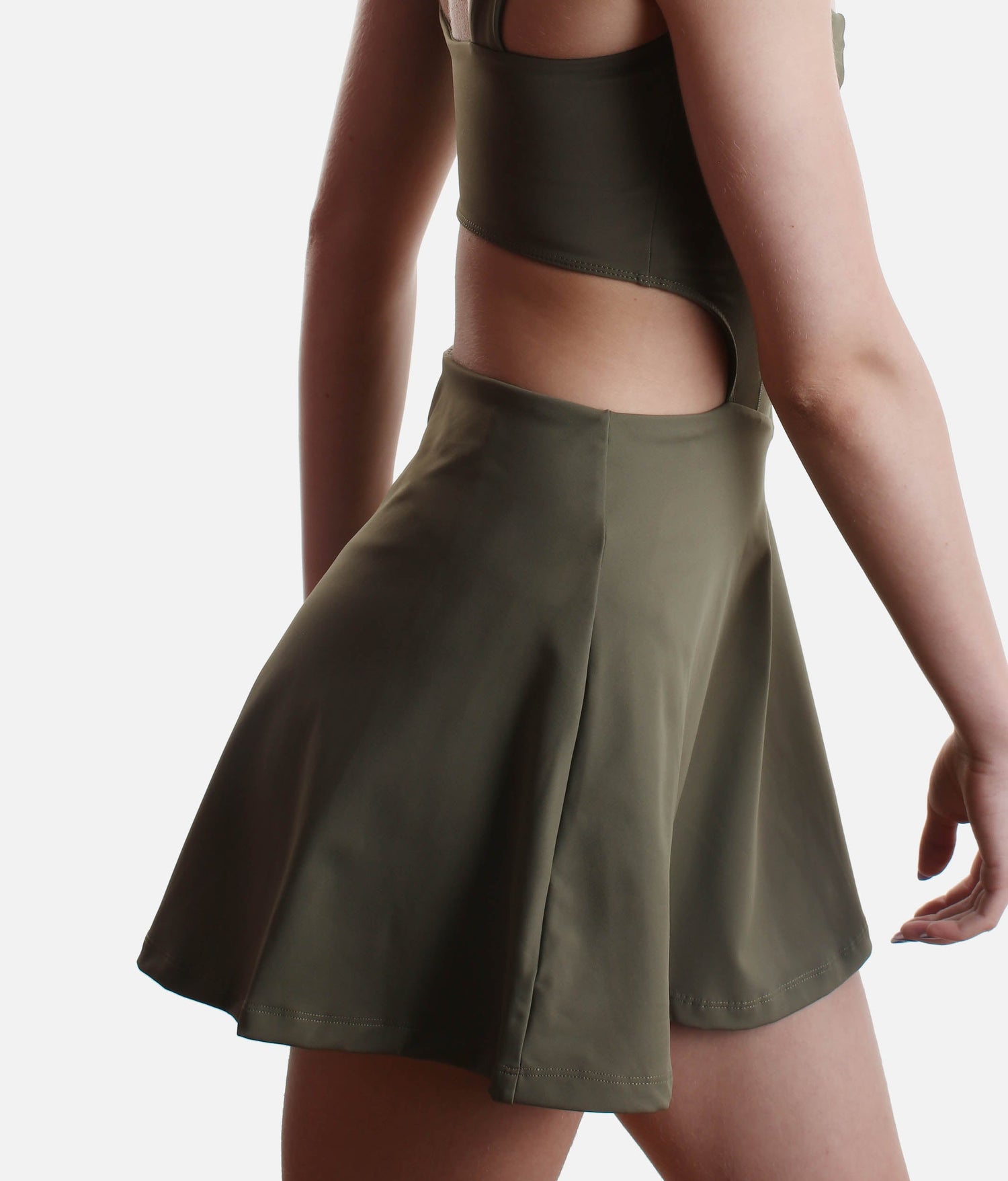 CUT IT OUT DRESS – Active Skater Dress with Pockets & Built-in Shorts