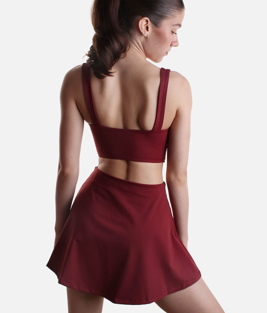 CUT IT OUT DRESS – Active Skater Dress with Pockets & Built-in Shorts