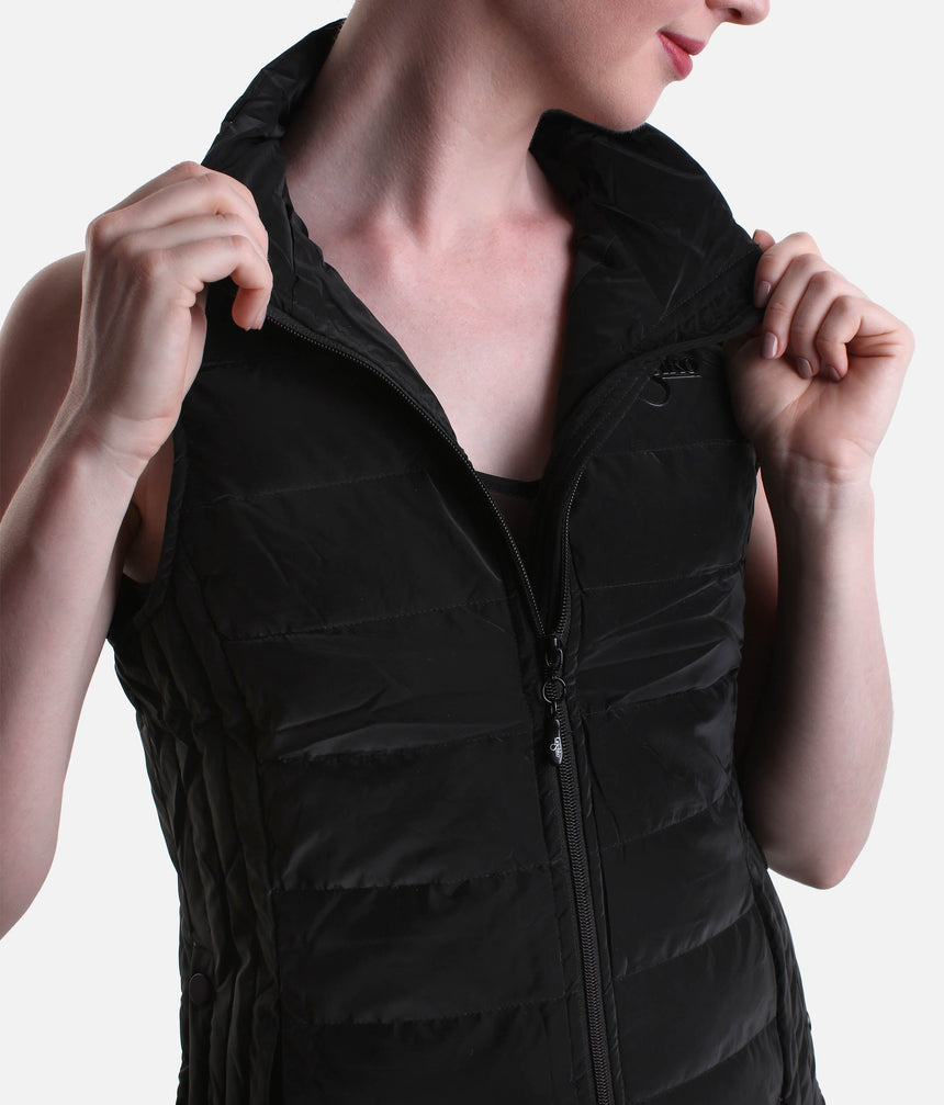 Quilted CLOUD Dance Vest, Lightweight Warm-Up for Dancers - CV001