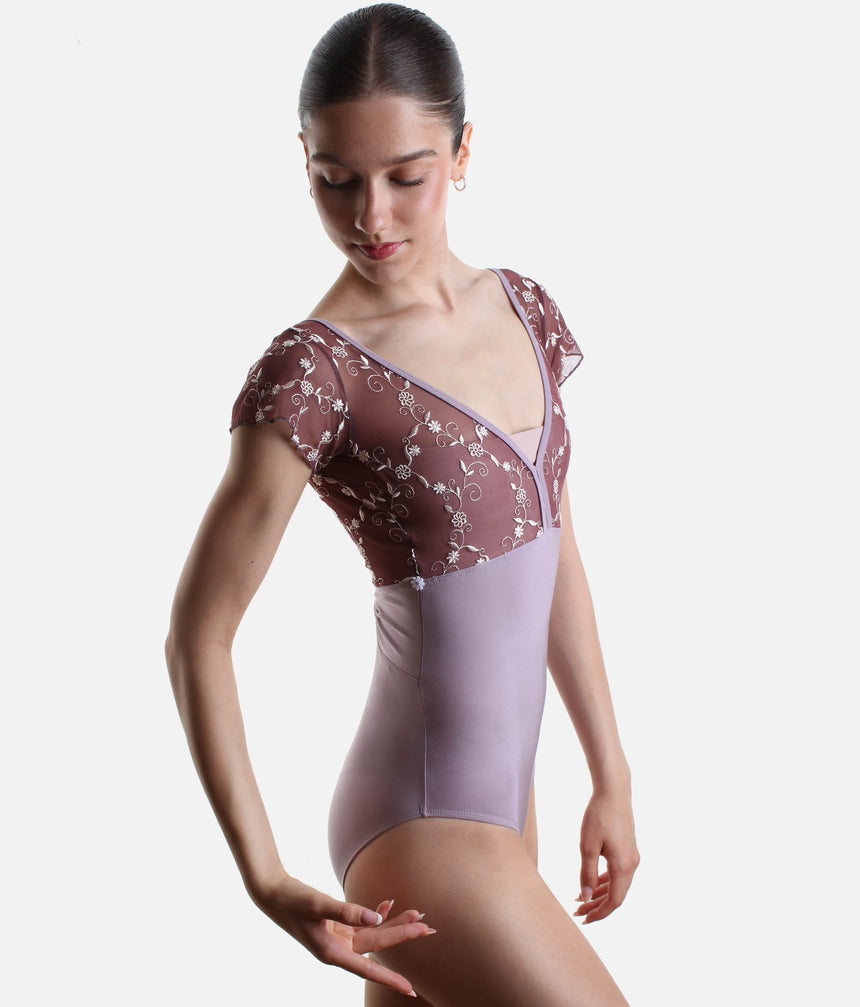 DAFNE GL Charleston Cap Sleeve Ballet Leotard, Golden Label Collection