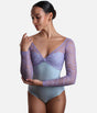 Ballet Leotard with Long Lace Sleeves, Icons Collection - VENERE DI ACQUA