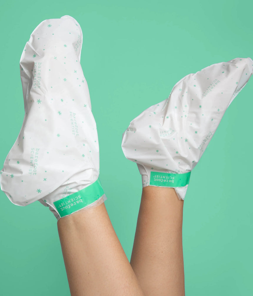 Spa Booties: Cool, Hydrate, and Relax - GREEN HIGH DIVE FOOT MASK