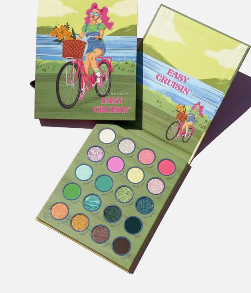 VEGAN Beauty Palette with 20 Matte & Shimmer Shades - EASY CRUISING