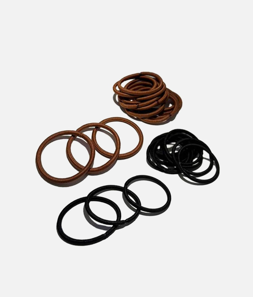 Hair Elastics, Perfect Colour Match for Dancers, Pack of 15 - HA1001G