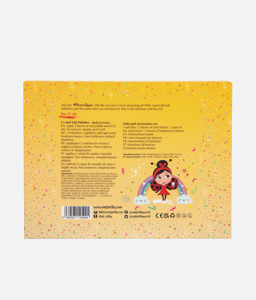 GLITTER ManiCute Nail Polish & Accessories Set, Manicure Gift for Girls