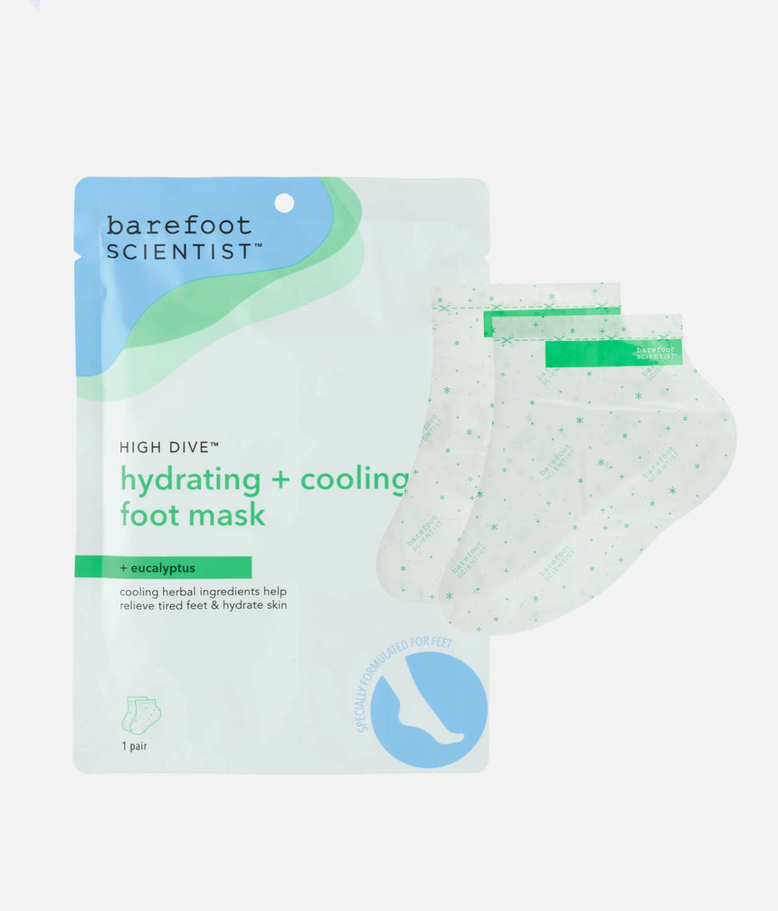 Spa Booties: Cool, Hydrate, and Relax - GREEN HIGH DIVE FOOT MASK