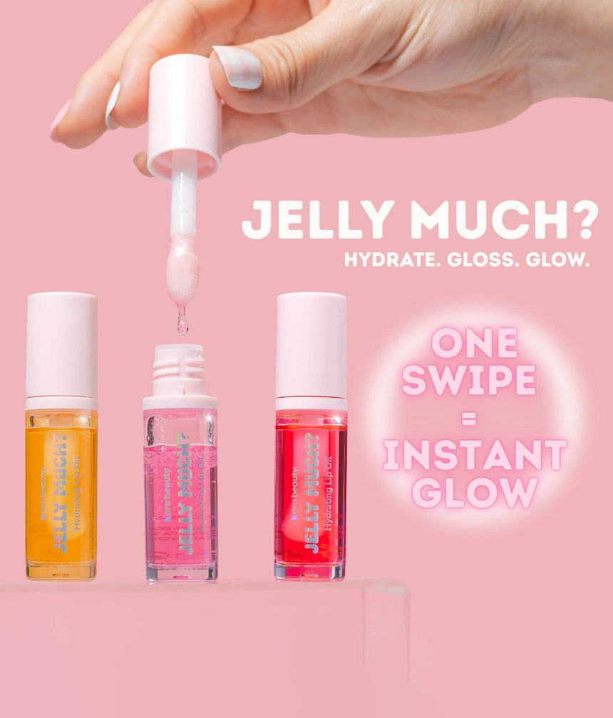 JELLY MUCH? Hydrating LIP OIL with Shea Butter & Aloe Vera