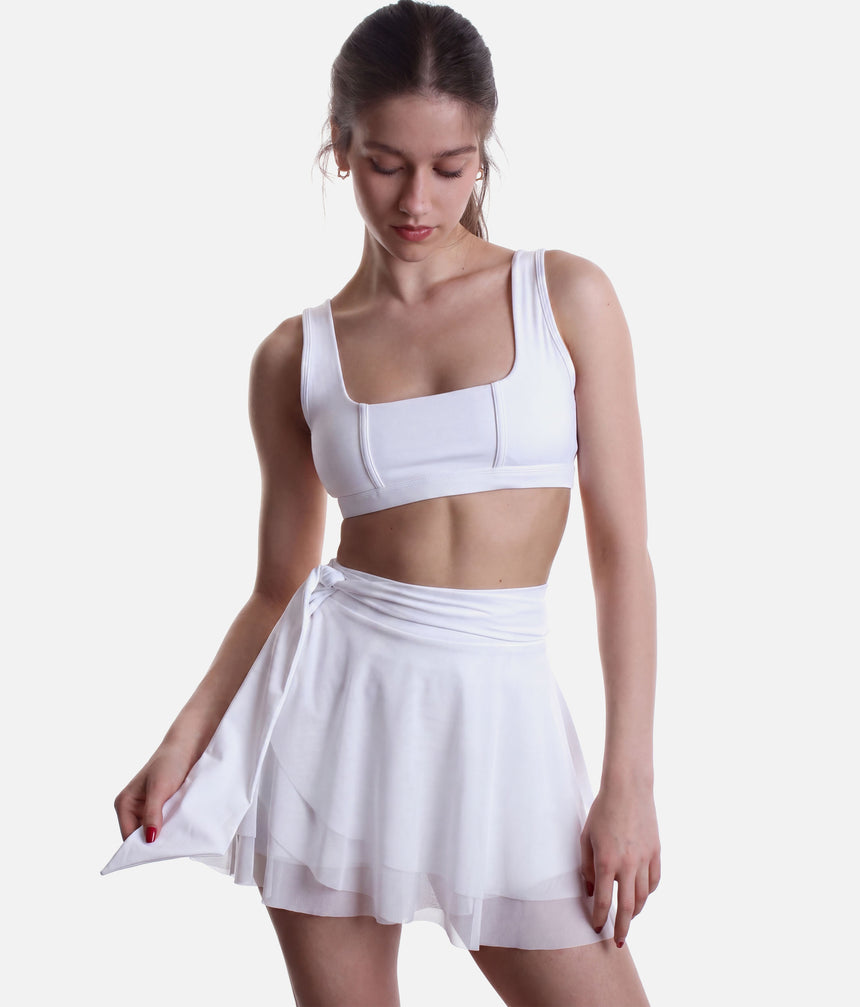 Juliet Wrap Skort • Adjustable Ballet Inspired Skort with Pockets