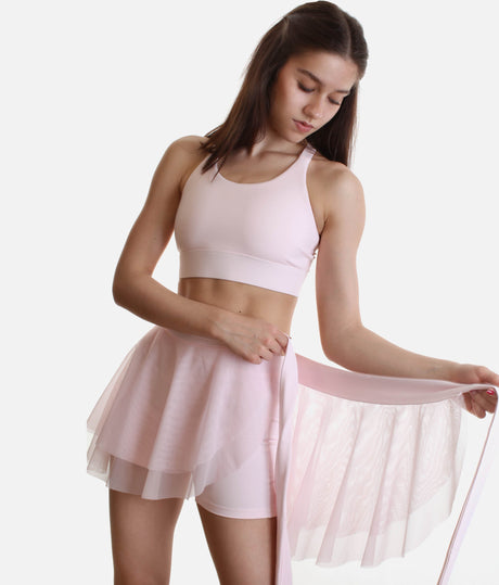 Juliet Wrap Skort – Ballet-Inspired High-Waisted Skirt with Pockets