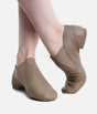 Children Leather Split Sole Jazz Boot with Rubber Pads & Flex Fit - JZE40