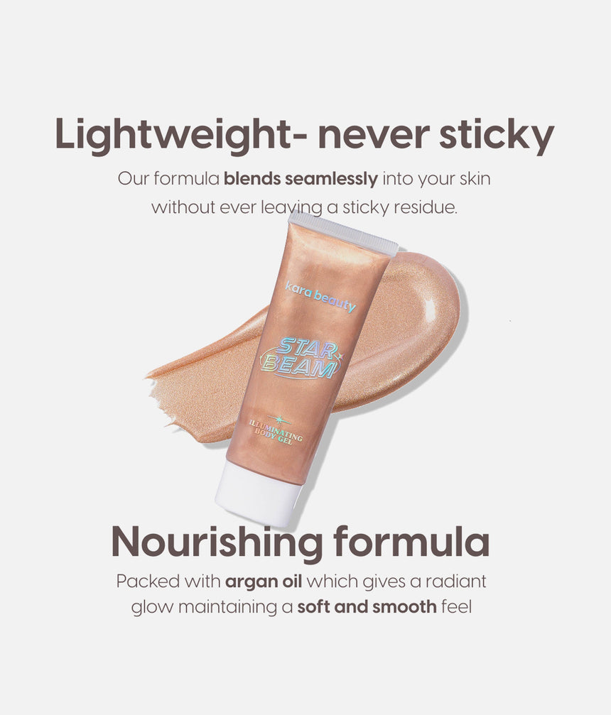STARBEAM ILLUMINATING BODY GEL, Shimmering Glow with Argan Oil