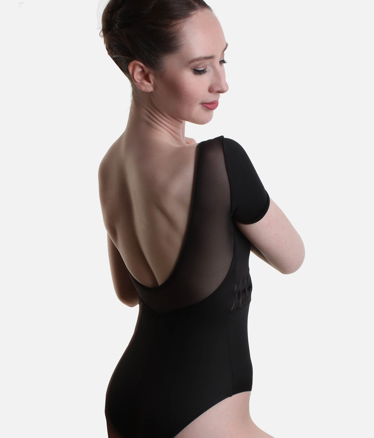 Talise Cap Sleeve Leotard, Black Ballet Dancewear - L9242