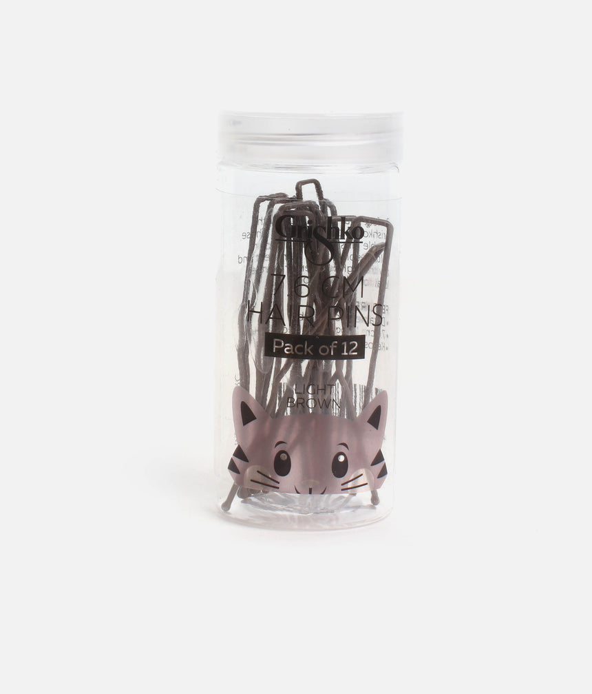 Long Hair Pins Extra Hold Ballet Bun, Pack of 12 - HA2004G