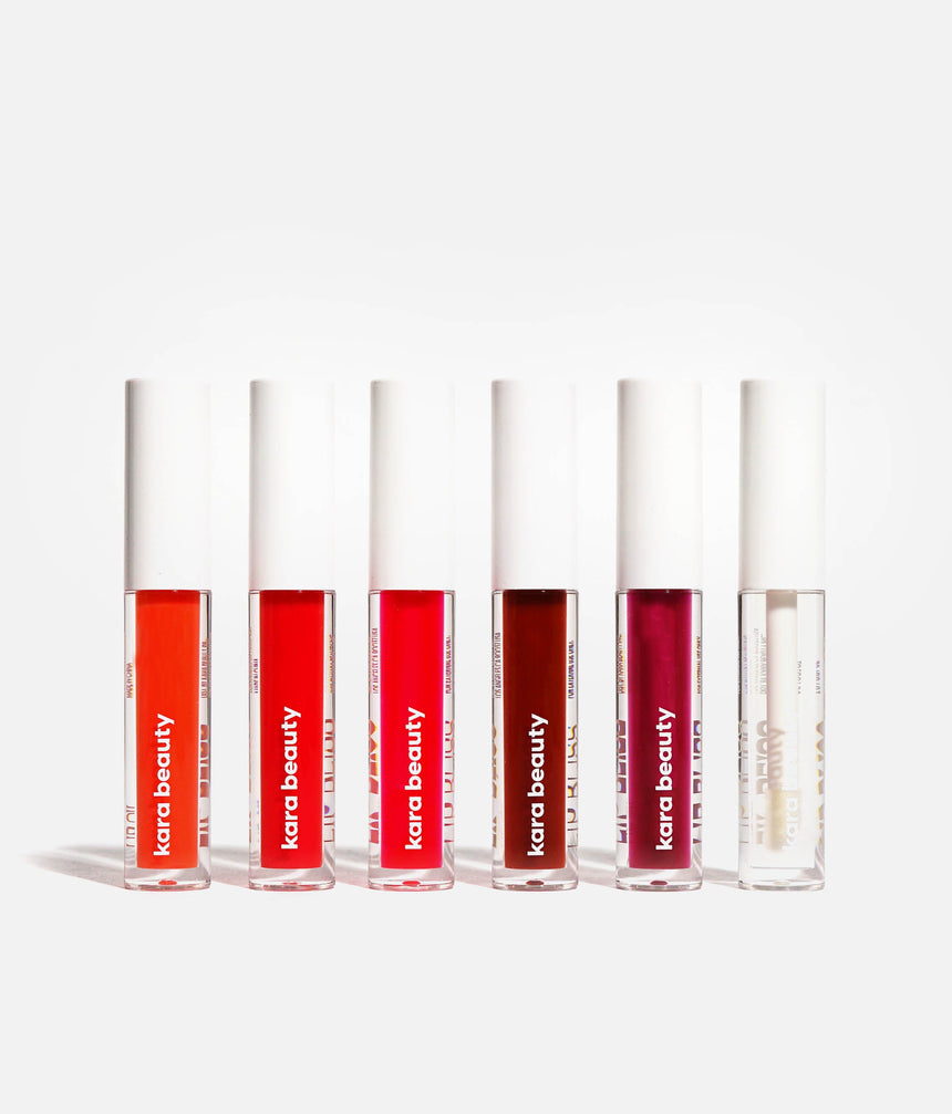 6-Piece Hydrating Lip Oil Gloss Set with Shea & Hyaluronic Acid - LIP BLISS