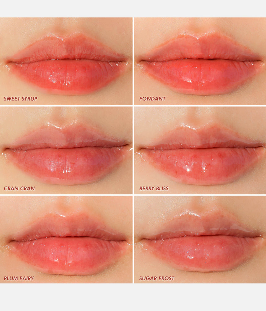 6-Piece Hydrating Lip Oil Gloss Set with Shea & Hyaluronic Acid - LIP BLISS