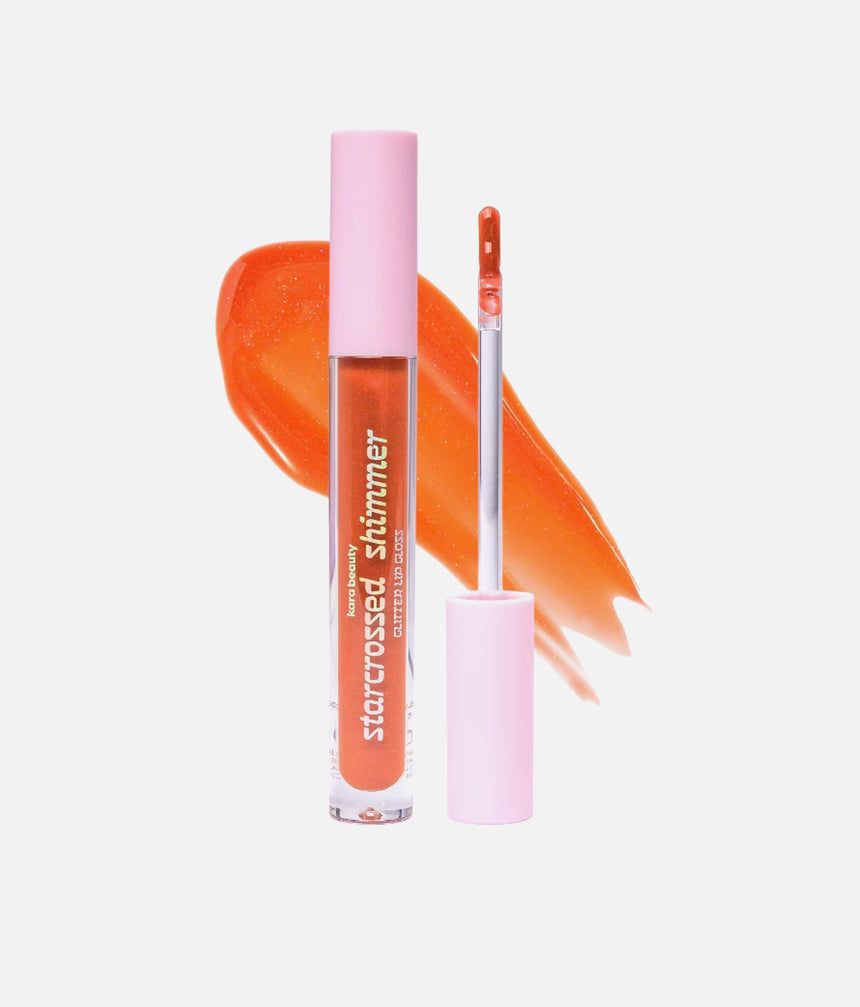 STARCROSSED GLITTER LIP GLOSS High Shine, Non-Sticky Glow - DEEP IN LOVE
