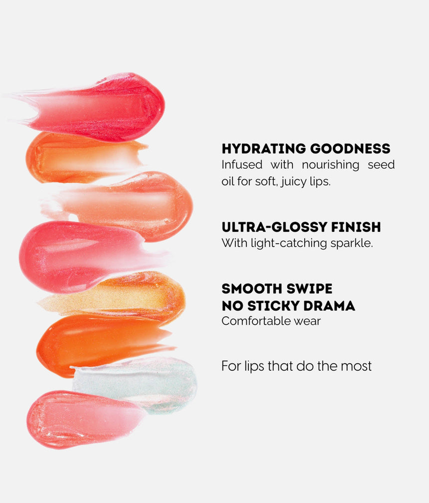 STARCROSSED GLITTER LIP GLOSS for Hydrated, Glossy Lips - CHAMPAGNE KISS