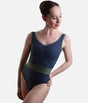 Professional Tank Leotard for Dancers with Contouring Waistband - LUCY Storm