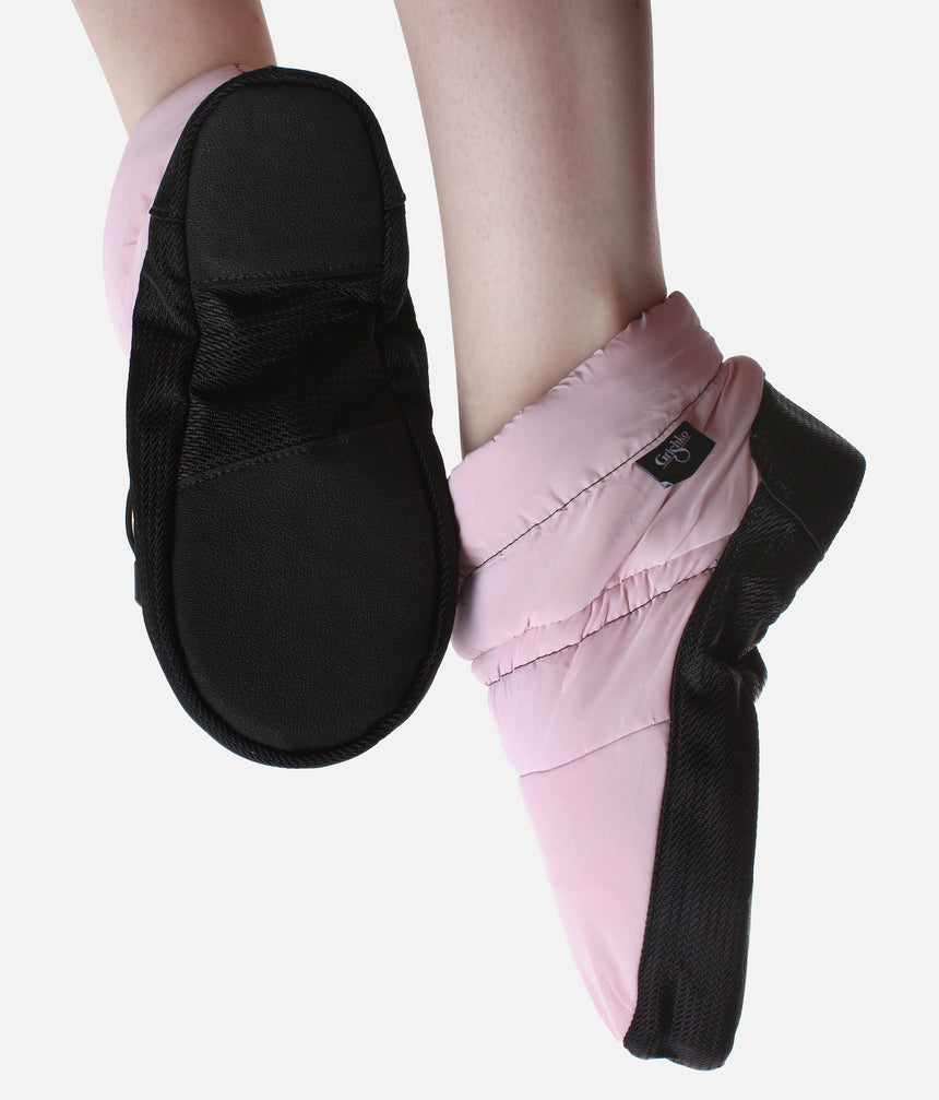 Split Sole Warm-Up Booties, Low Cut with Anti-Slip Grip - M75S