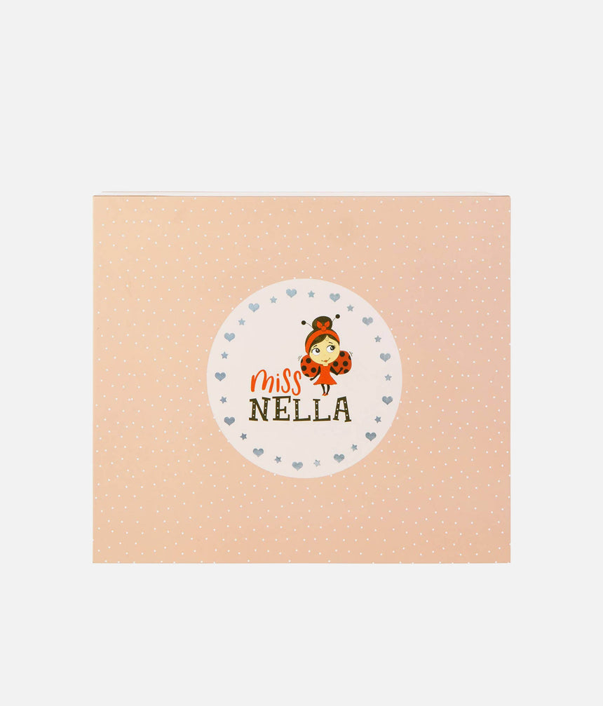 Limited Edition BEAUTY CASE, Peel-Off Nail Polish & Lip Balm for Girls - D