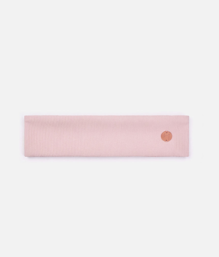 Ribbed Ballet Headband • Soft Pink & Light Cream