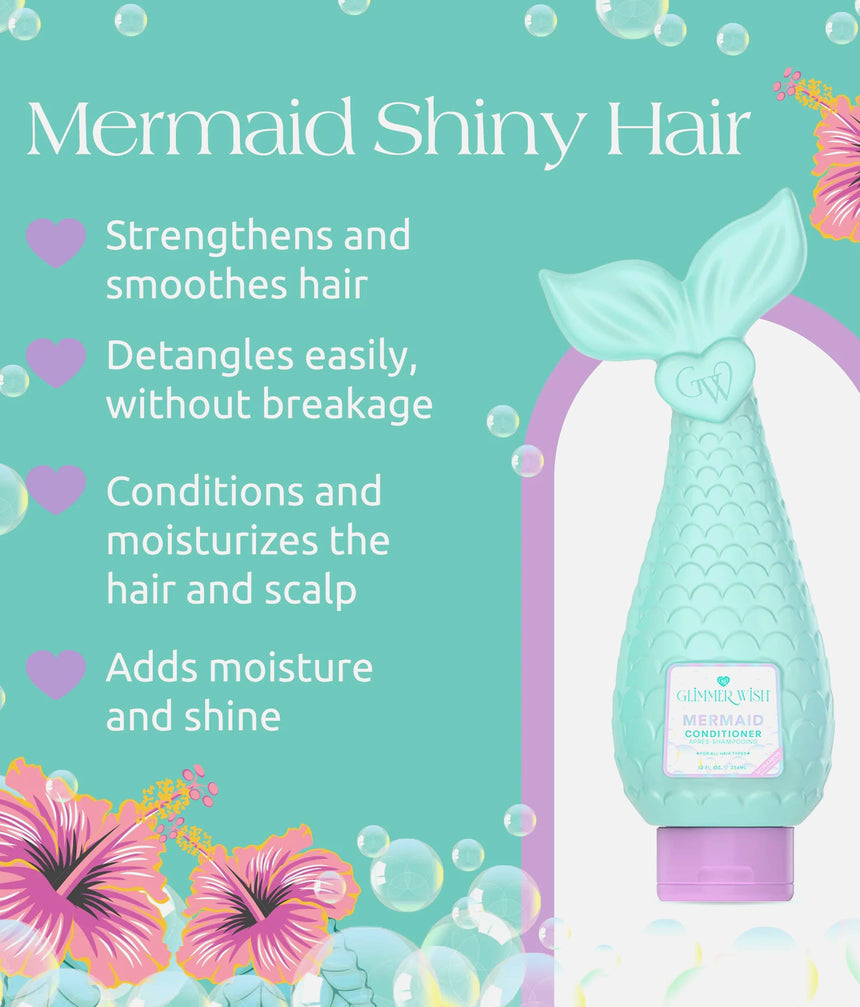 MERMAID KIDS CONDITIONER - Shiny, Soft, Detangling Hair for Tweens
