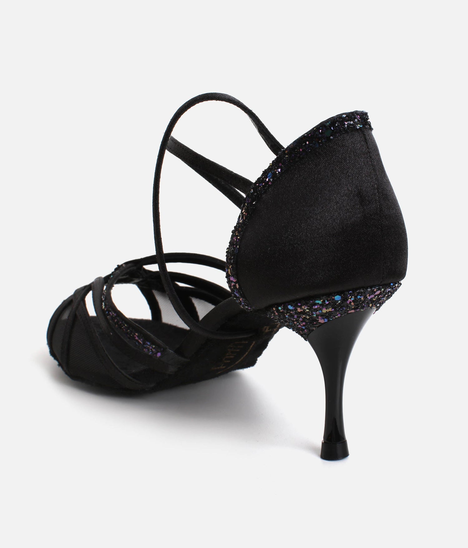 Glitter Detail Ballroom & Latin Shoes, Comfort Fit & 55mm Heel - PD800 NET