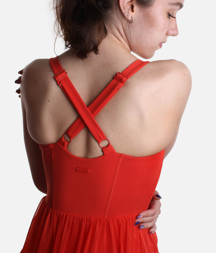 Corset PIROUETTE DRESS - Ballet-Inspired with Built-In Shorts