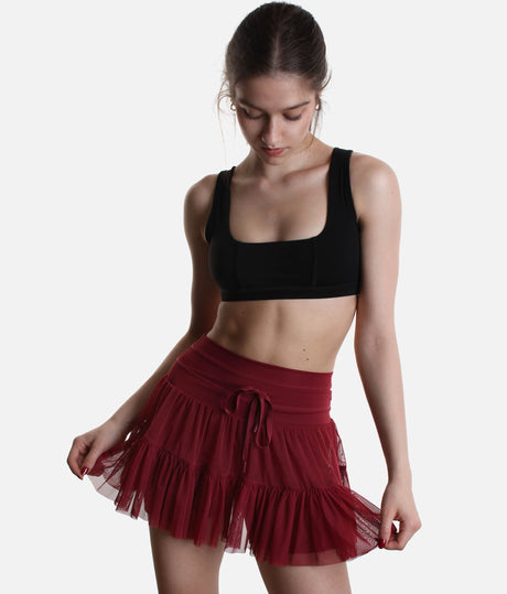 High-Waisted, Flowy Workout Skirt with Pockets - PIROUETTE SKORT