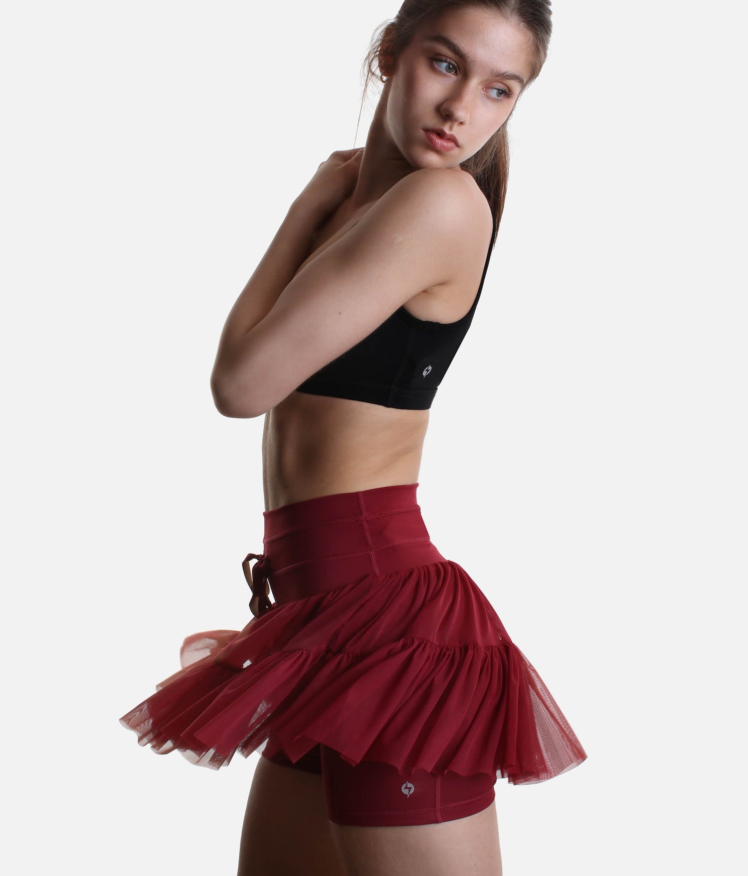 High-Waisted, Flowy Workout Skirt with Pockets - PIROUETTE SKORT