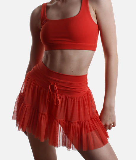 High-Waisted, Flowy Workout Skirt with Pockets - PIROUETTE SKORT