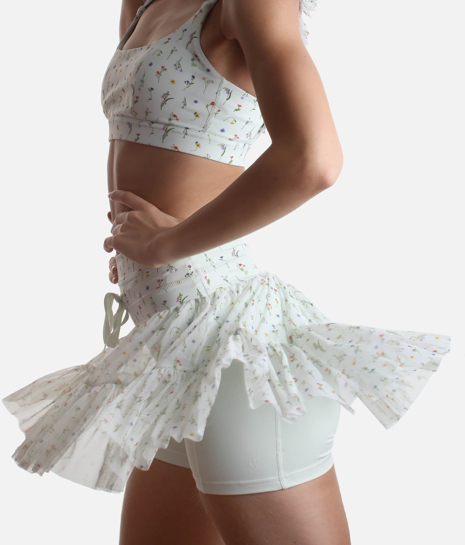 PIROUETTE SKORT - Colourful Fitness Skirt with Hidden Shorts, Trendy Activewear