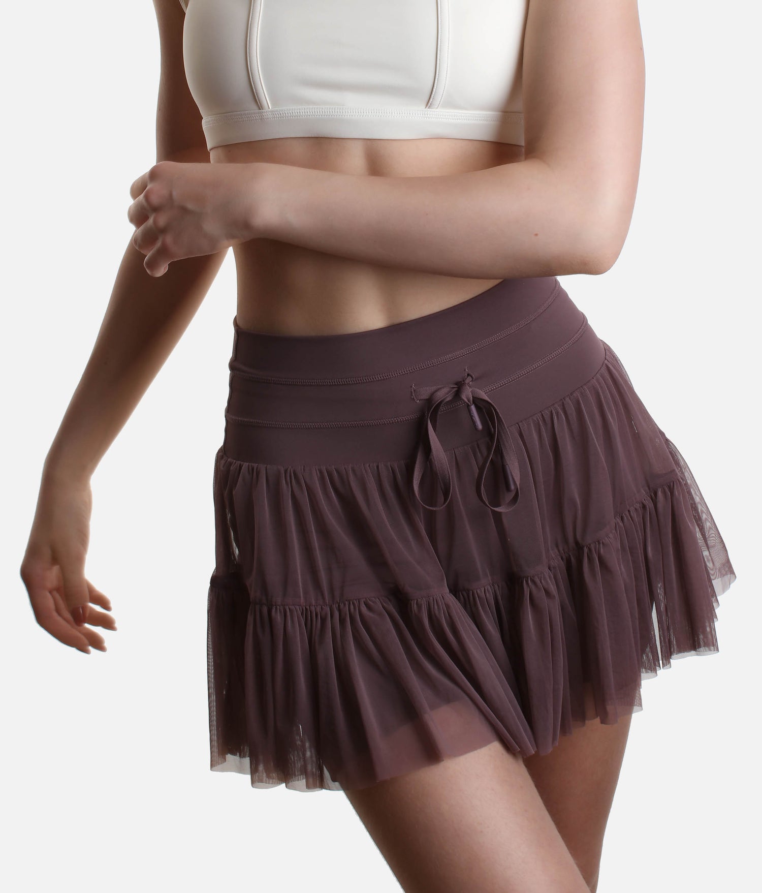 High-Waisted, Flowy Workout Skirt with Pockets - PIROUETTE SKORT