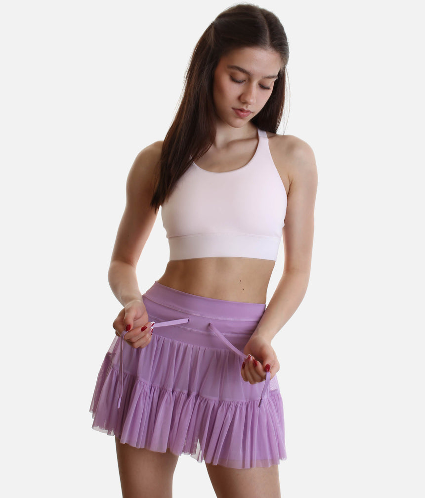 High-Waisted, Flowy Workout Skirt with Pockets - PIROUETTE SKORT