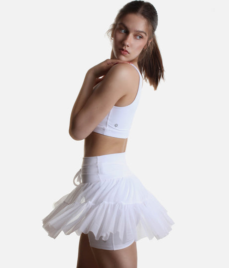 High-Waisted, Flowy Workout Skirt with Pockets - PIROUETTE SKORT