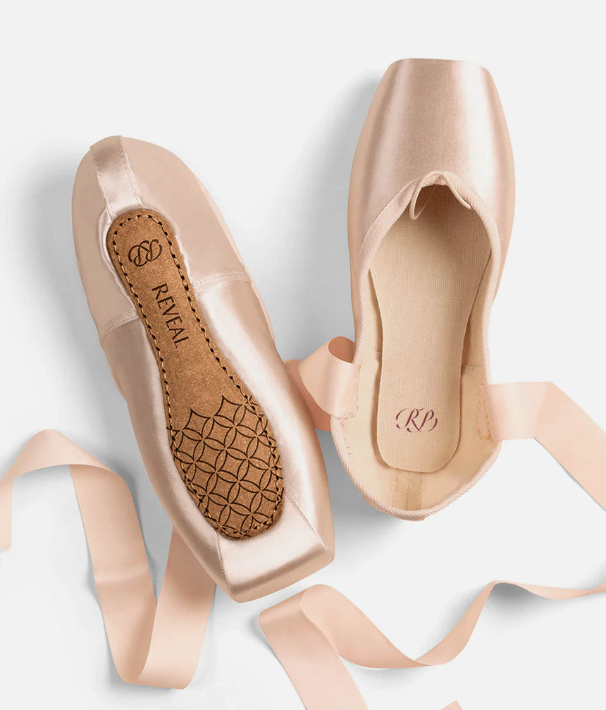 REVEAL SATIN TIP Pointe Shoes - Flexible Standard Shank