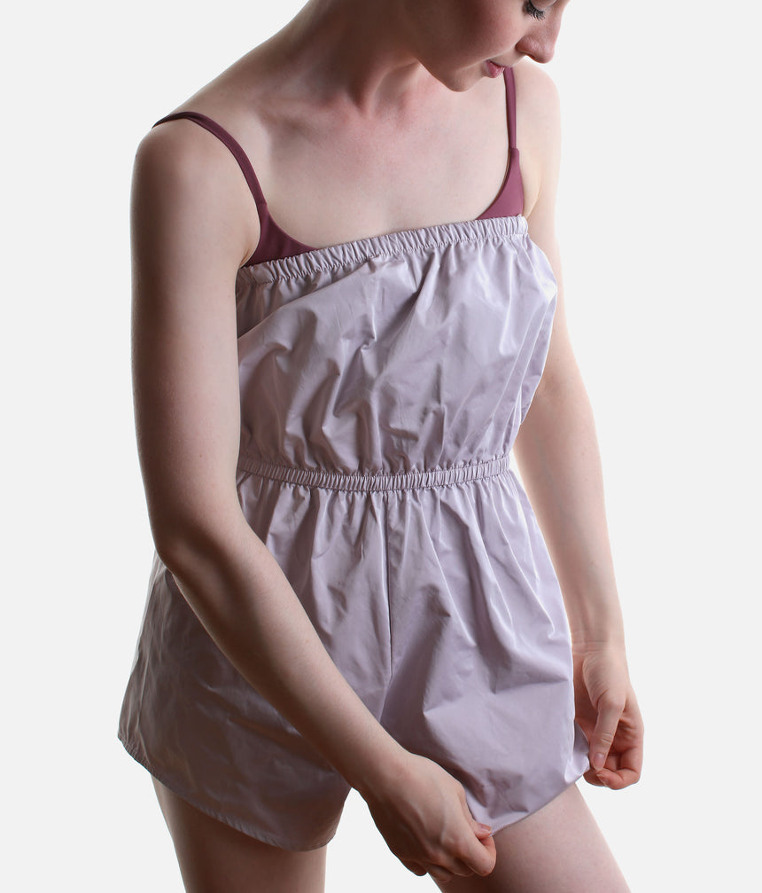 Bullet Pointe Pull-On Micro Romper • Lightweight Ballet Warm-Up