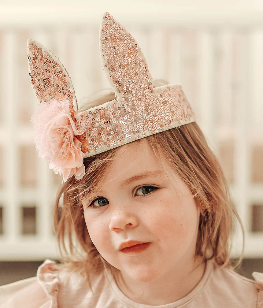 Magical Sparkly Hair Accessory for Tiny Ballerinas - BUNNY EARS CROWN
