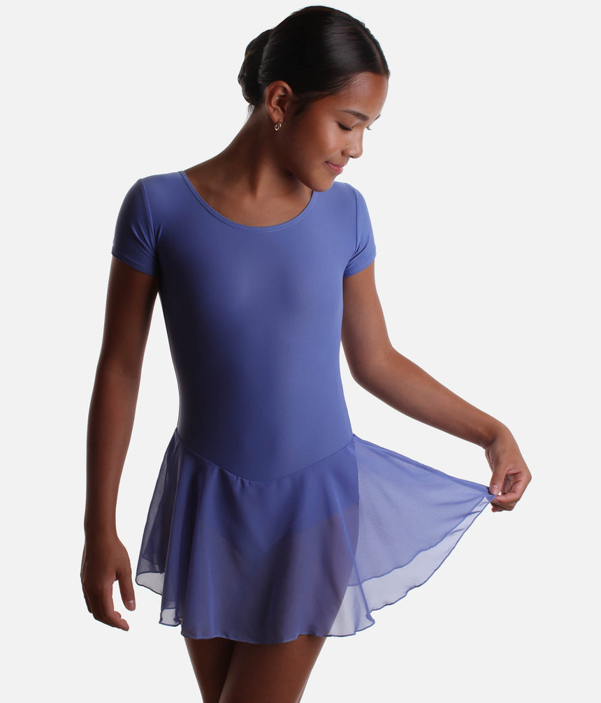 Girls Cap Sleeved Skirted Leotard - RV2383